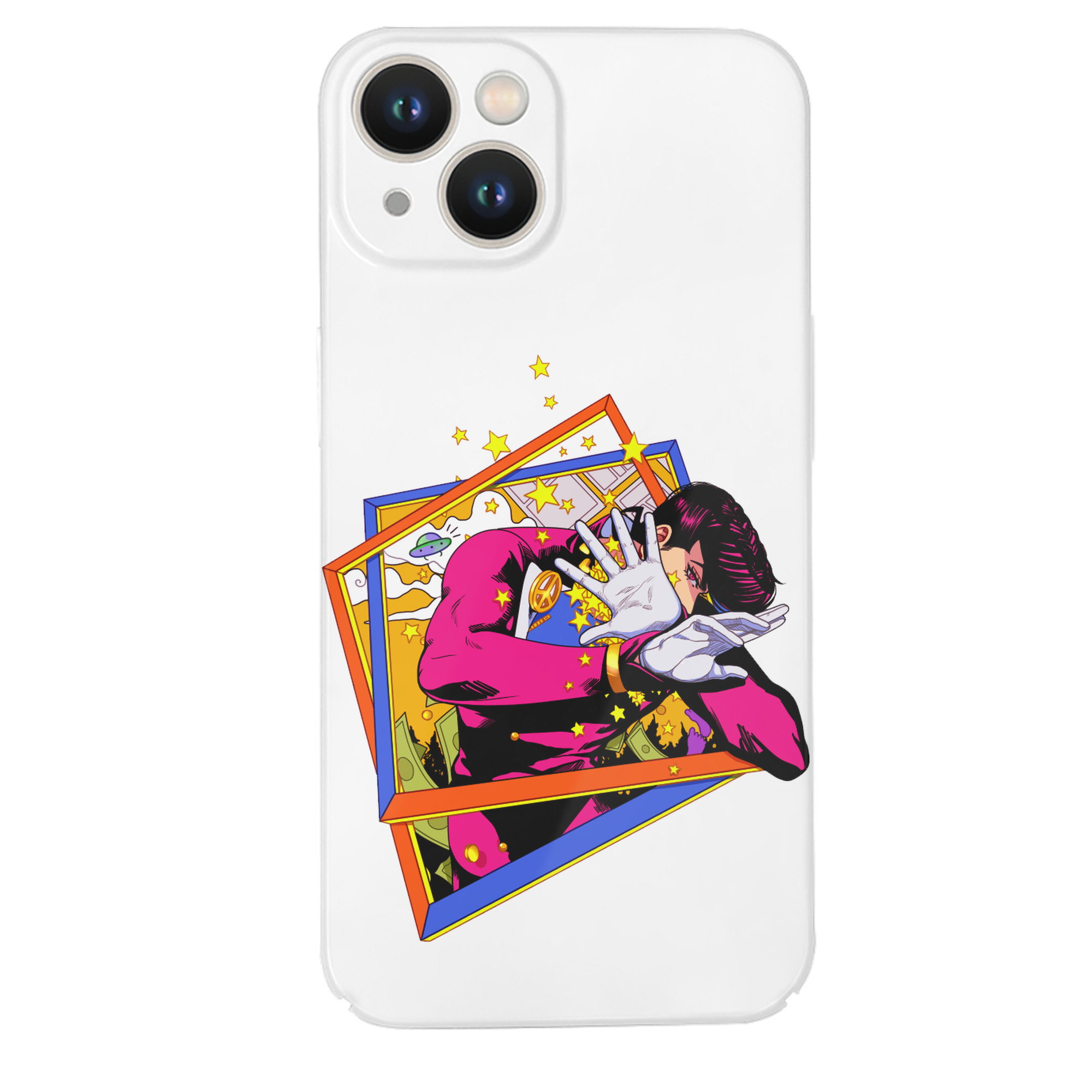 （画像用） ジョジョの奇妙な冒険 ひがしかた じょうすけ JoJo's Bizarre Adventure Higashikata Josuke 【iPhone 14シリーズ対応】ハードケース